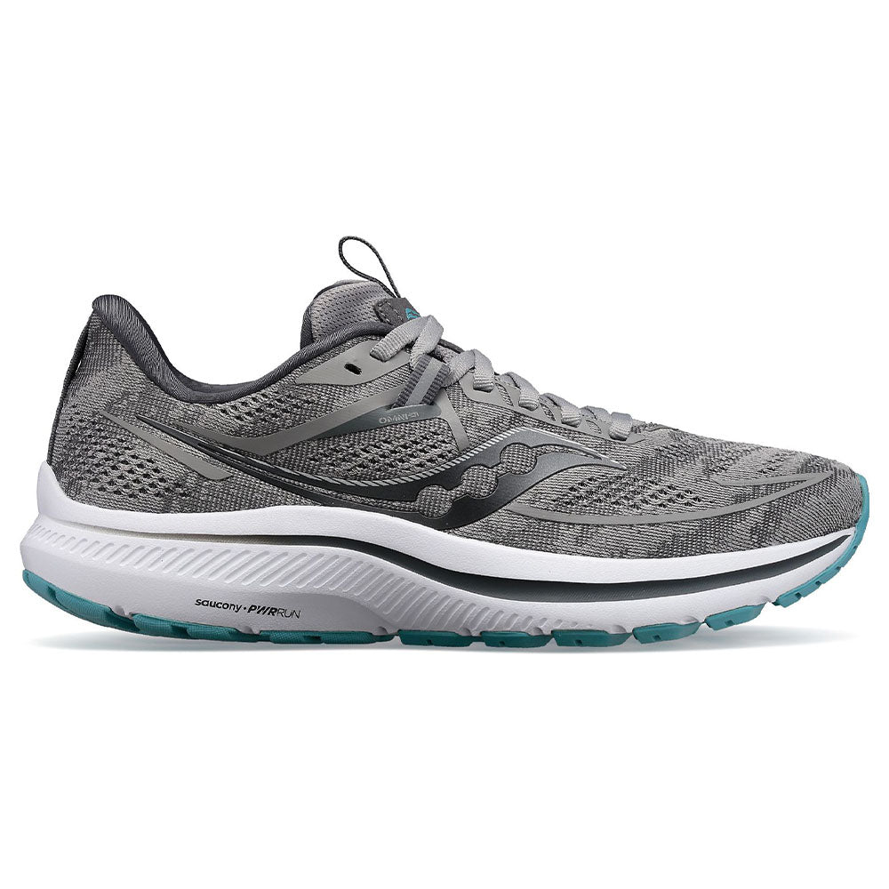 Women's Saucony Omni 21, Alloy/Rainfall, 8 D Wide