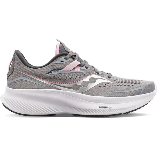 Women's Saucony Ride 15, Alloy/Quartz, 7.5 B Medium