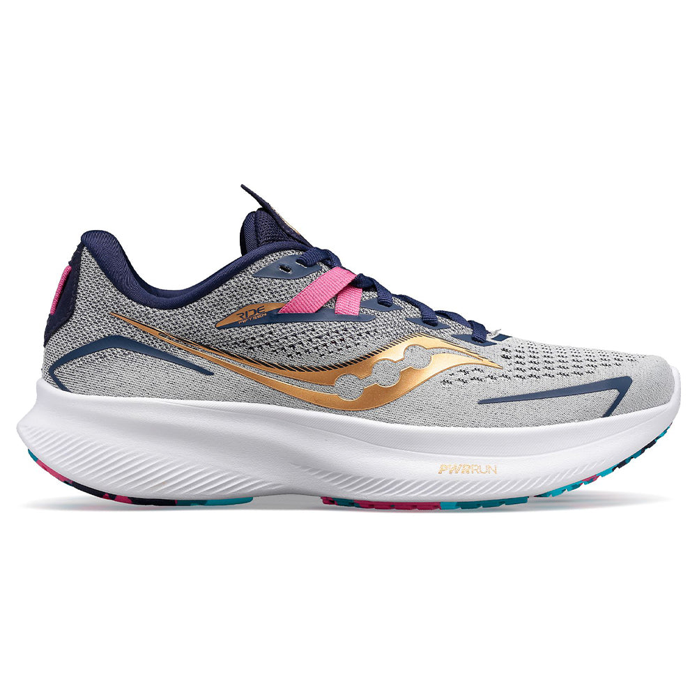 Women's Saucony Ride 15, Prospect Glass, 7 B Medium