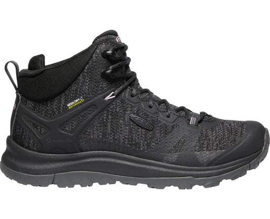 Women's Keen Terradora II Mid Waterproof, Black/Magnet, 10.5 B Medium