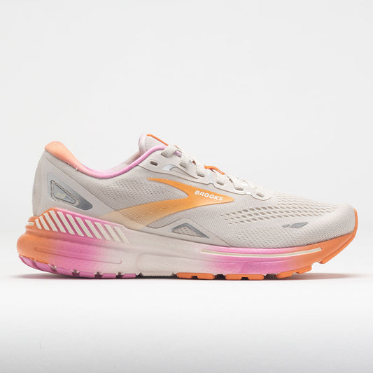 Brooks Adrenaline GTS 23 Women's  White Sand/Sunset/Fuchsia