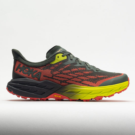 HOKA Speedgoat 5 Men's  Thyme/Fiesta