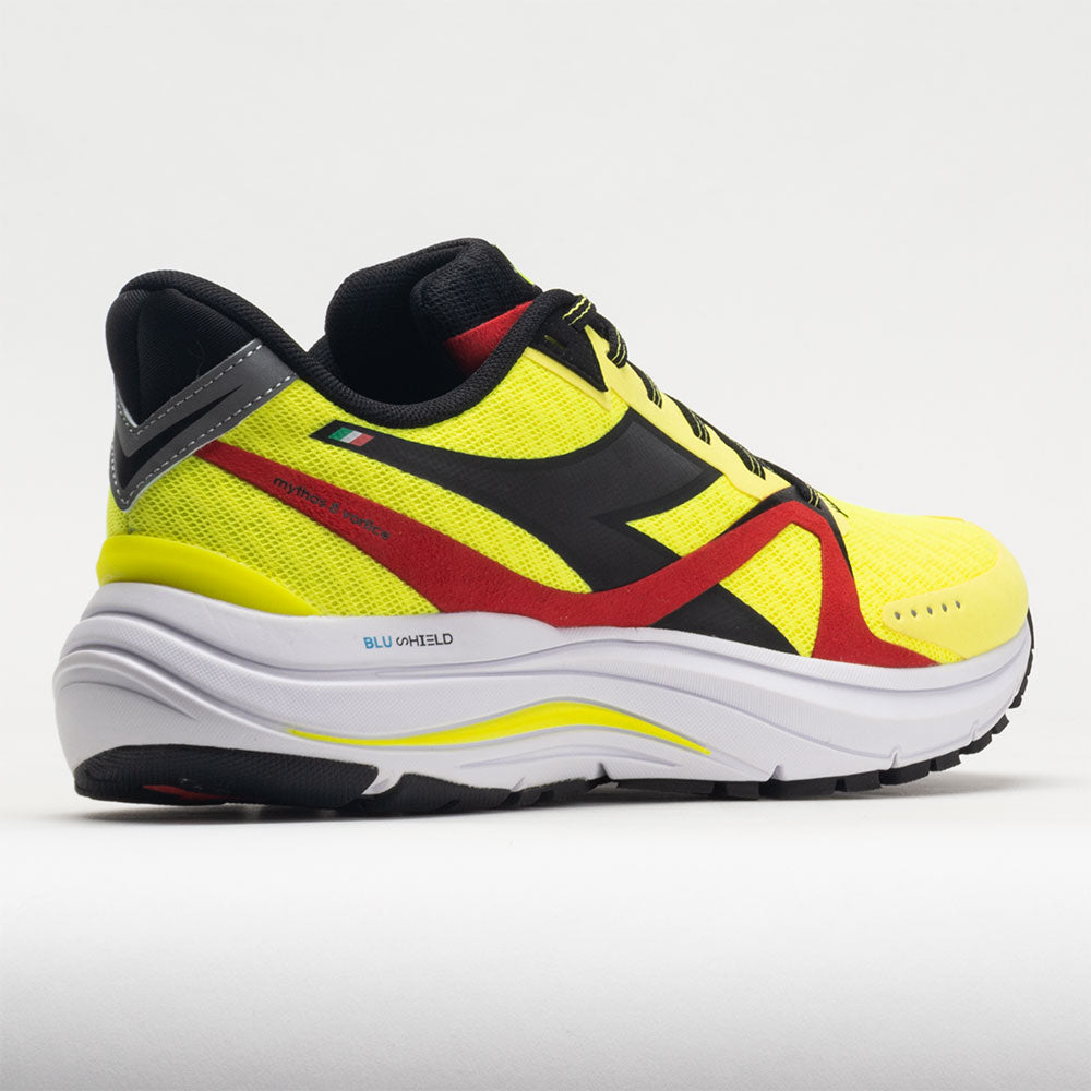 Diadora Mythos Blushield 8 Vortice Men's  Yellow Fluo/Black/Fiery Red