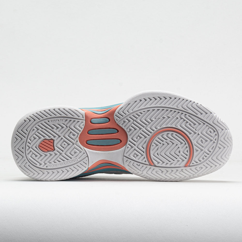 K-Swiss Hypercourt Express 2 Junior  Blanc De Blanc/Nile Blue/Desert