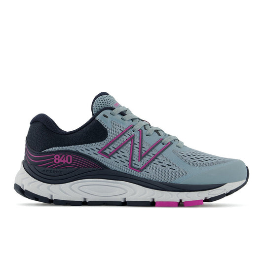 Women's New Balance Fresh Foam 840v5, Cyclone/Eclipse/Magenta Pop, 9 B Medium