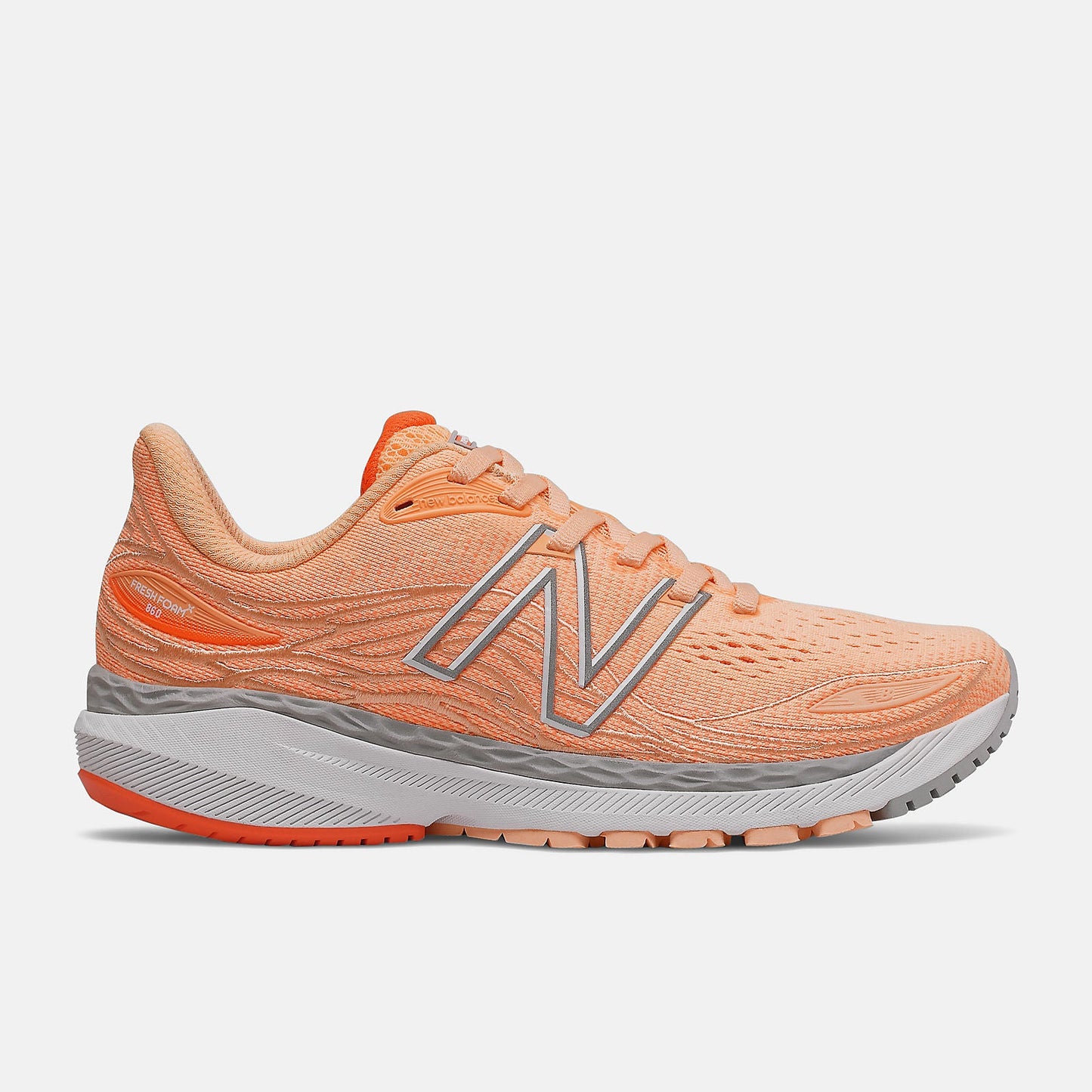 Women's New Balance Fresh Foam X 860v12, Light Mango, 9.5 B Medium