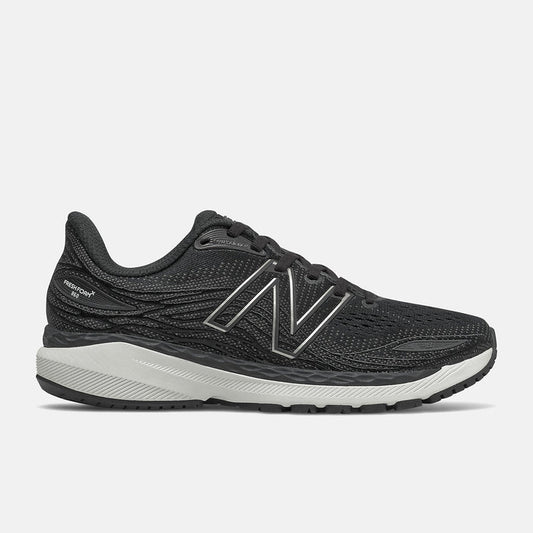 Women's New Balance Fresh Foam X 860v12, Black/White, 7.5 2A Narrow