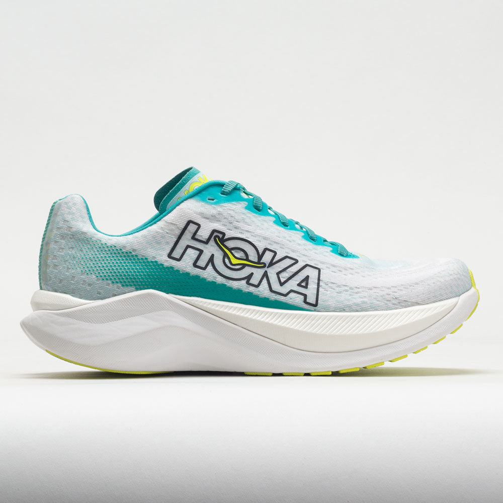 HOKA Mach X Men's  White/Blue Glass